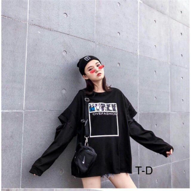 Áo thụng rách tay OVER