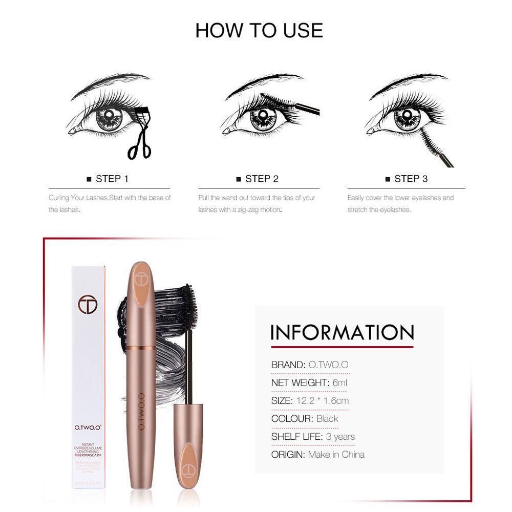 Mascara Sợi Tơ Trang Điểm Kéo Dài Lông Mi Chống Thấm Nước