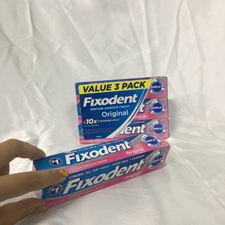 Keo dán hàm răng giả fixodent 68g made in usa