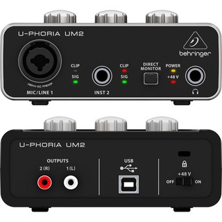 Behringer U-Phoria UM2 USB Audio Interface