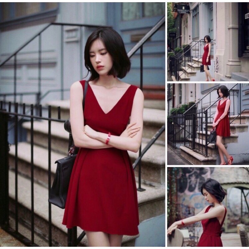 SOLHOUSEVN Đầm nữ công sở, dạo phố, dự tiệc thời trang Hàn Quốc
