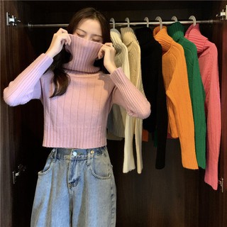 Áo sweater Cổ Lọ 7 Màu Thời Trang