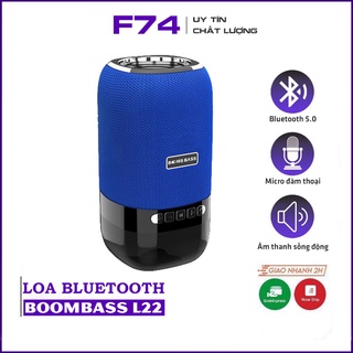 Loa bluetooth, loa mini ⚡️ 𝐅𝐑𝐄𝐄 𝐒𝐇𝐈𝐏 ⚡️ boombass L22, mẫu mới âm thanh bass siêu ấm, hỗ trợ thẻ nhớ và bluetooth