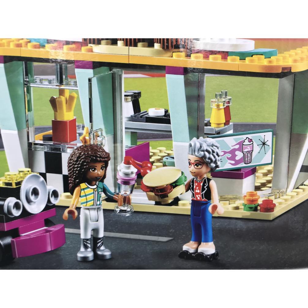 [Khai trương giảm giá] FRENDS_Lego Friend Rạp Chiếu Phim và Nhà Hàng Hamburger cho bé gái (350 miếng)