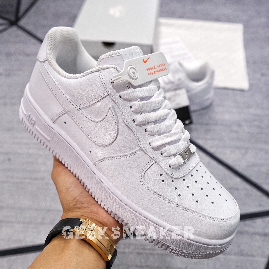 Giày Sneaker Cổ Thấp - BC Factory BestVersion - AF1 Air Force 1 All White