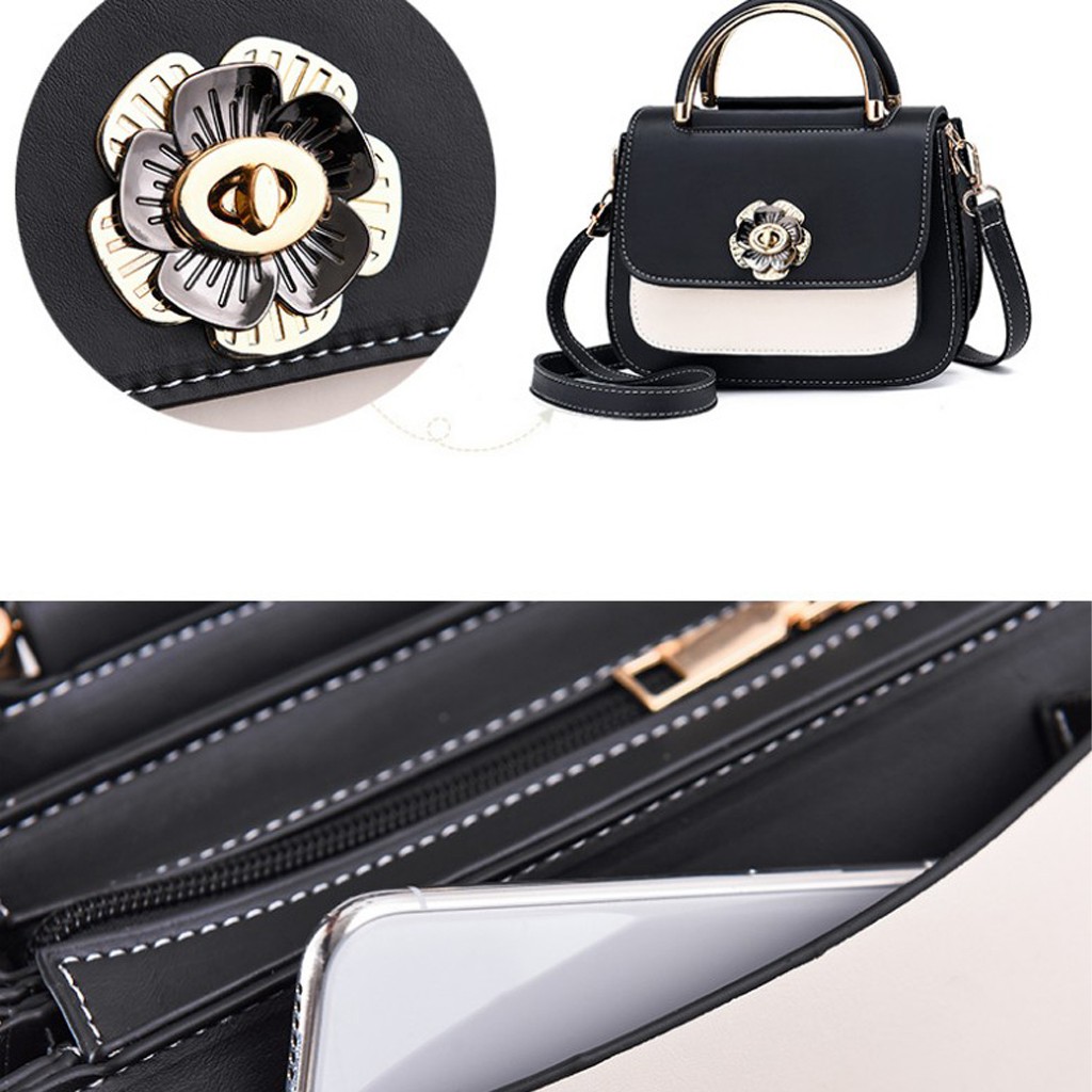 [Mẫu Mới]Túi Xách Nữ Đeo Chéo Đeo Vai Da Mềm Siêu Cute Khóa Bông Hoa Sang Chảnh HOTTREND 2021 | BigBuy360 - bigbuy360.vn