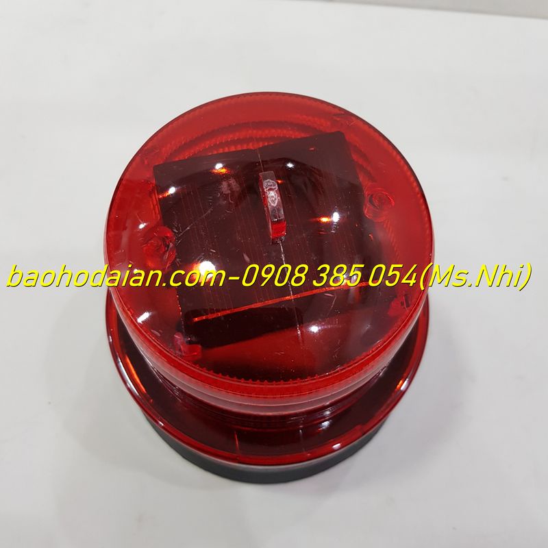 Đèn Cảnh Báo Tín Hiệu Sử Dụng Năng Lượng Mặt Trời/ Đèn Công trình Giao thông Đ-RKH-001S - Hình Thật