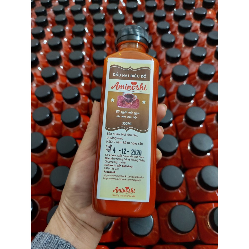 Dầu điều đỏ (điều màu) chai 350ml