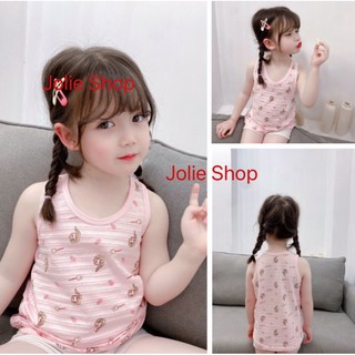 Áo ba lỗ sợi tre siêu thoáng, mát cho bé 8-23kg