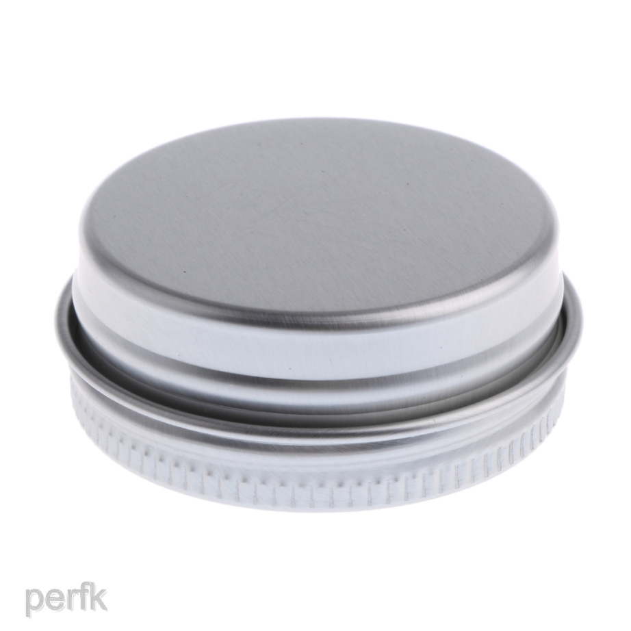 Set 10 Hộp Thiếc Tròn Đựng Son Dưỡng Môi 15g Có Nắp Ren Tiện Dụng