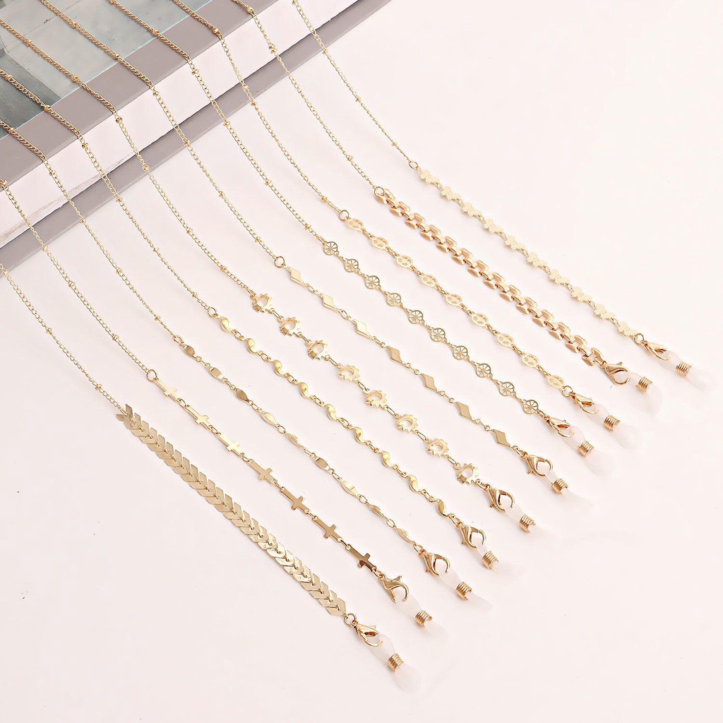 MOILYVN Giá Đỡ Mắt Kính Hình Lá Và Bướm Màu Vàng