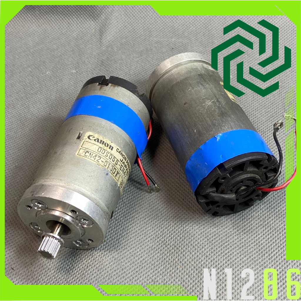 Motor Chổi than CANON 12 - 24 V DC trục 5 mm, dài 14 mm. 6200 RPM CANON PRECISION - JAPAN