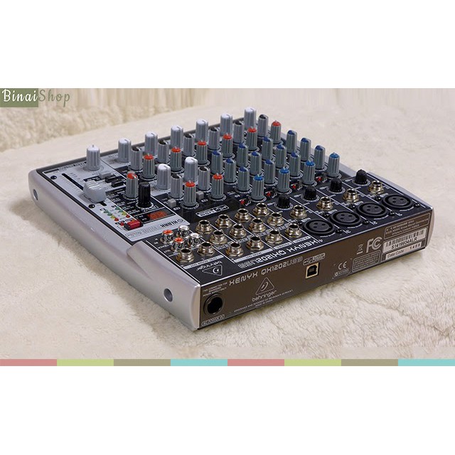 [Mã ELHACE giảm 4% đơn 300K] Mixer USB 12 Cổng kèm hiệu ứng Behringer QX1202 USB