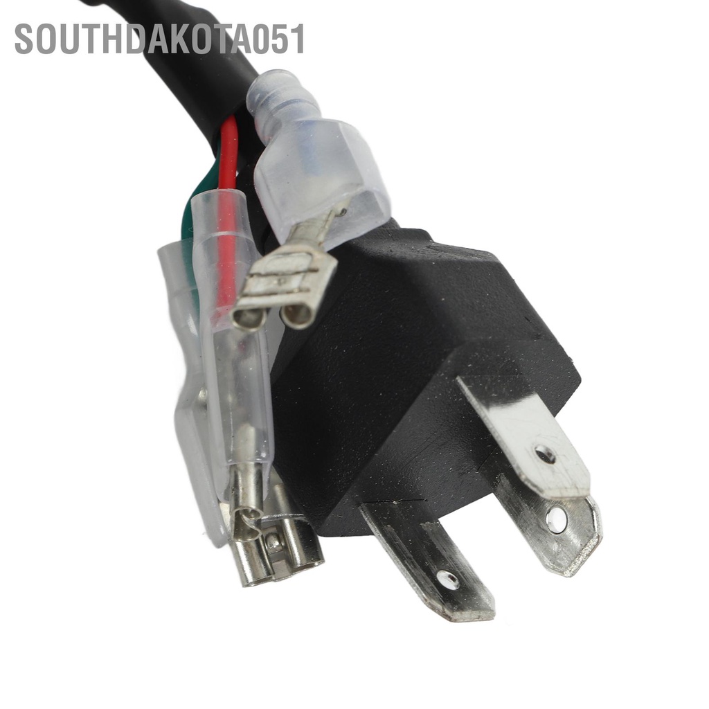 Southdakota051 Đèn pha xe máy 7in LED Angel Eye Headlight Mẫu đầu lâu Ánh sáng trắng Chống thấm nước Sửa đổi phổ quát