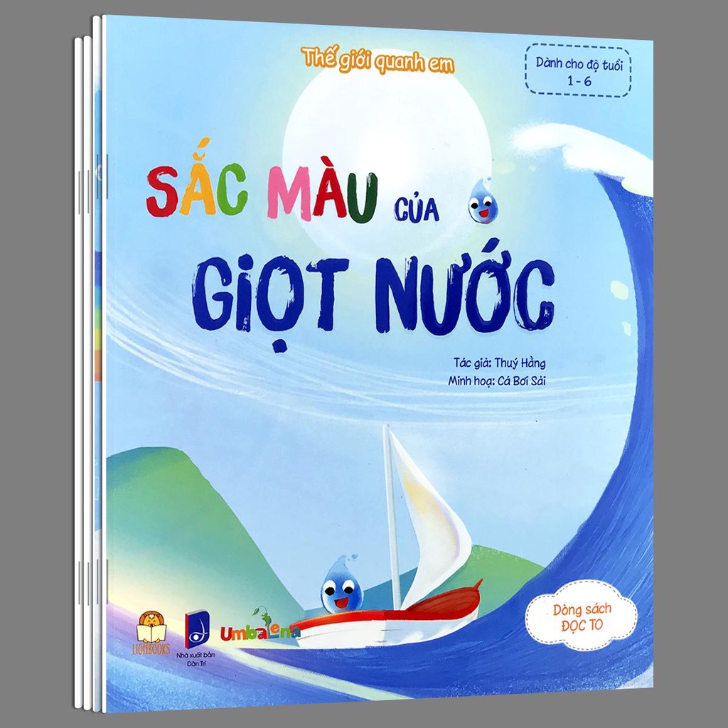 Sách - Thế giới quanh em và Muôn điều kì diệu tặng Sticker và Nametag (Combo 4 quyển) - 0 - 6 tuổi (Dòng sách đọc to)