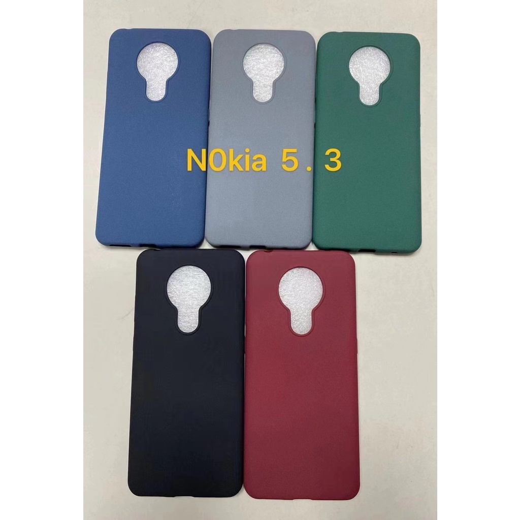 Ốp Điện Thoại TPU Mềm Mặt Nhám Màu Trơn Bảo Vệ Cho Nokia 2.3 3.4 5.3 5.4 6.2 7.2 8.3 5G