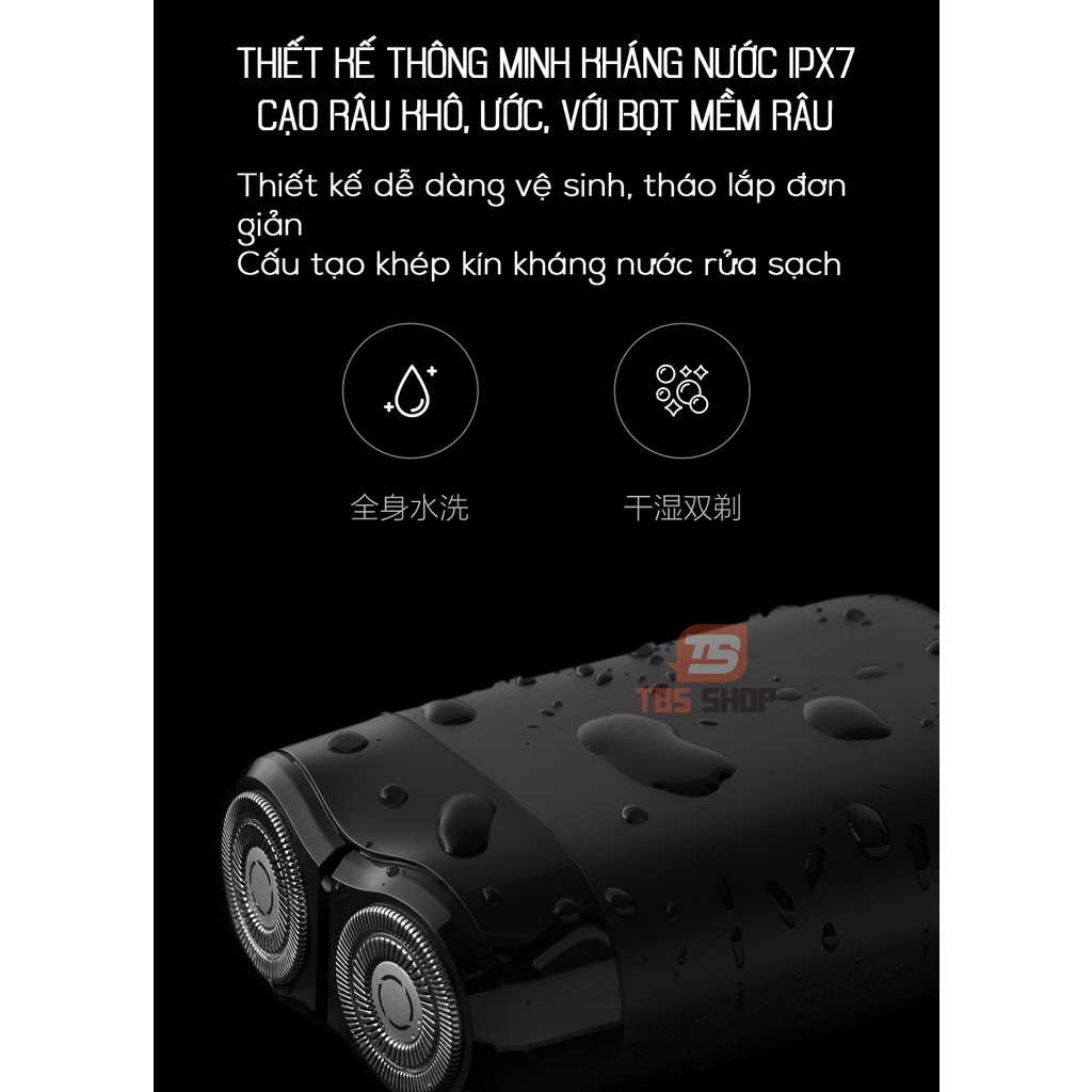 Máy cạo râu xiaomi thông minh Mijia S100 Double-Ring