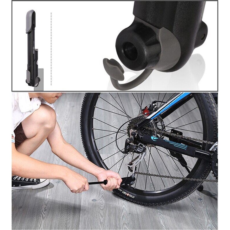 Bơm xe đạp mini Giyo 120 psi GP-04s