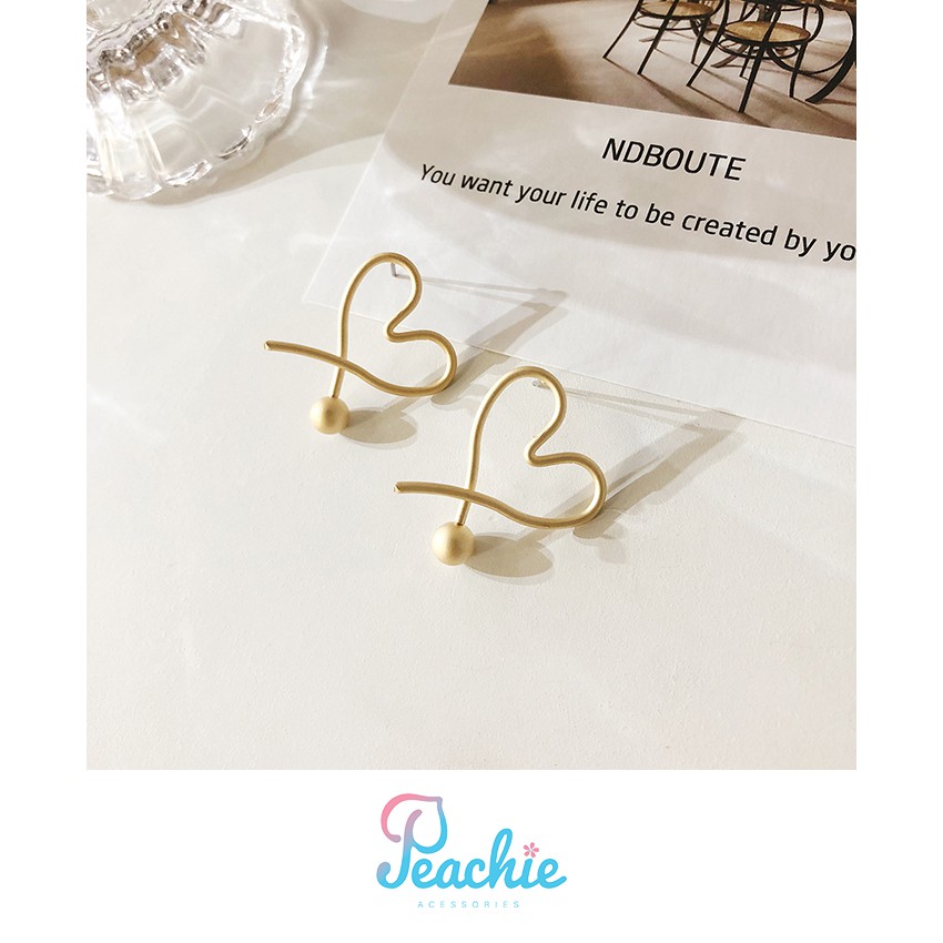 Khuyên tai bạc Peachie [CHÍNH HÃNG] mã 107