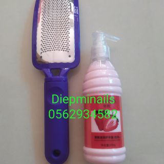 Bộ sản phẩm cây chà gót chân,kem làm mềm da