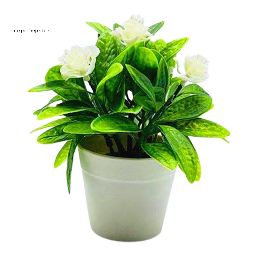 1 Bộ Chậu Hoa Hồng Giả Uốn Xoăn Không Phai Màu