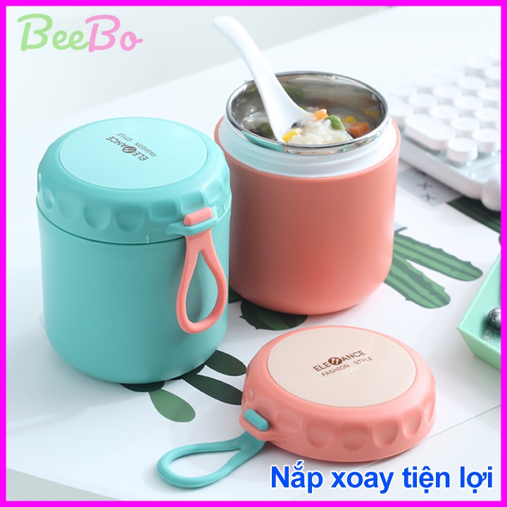 Bình ủ cháo cho bé BeeBo lõi inox cao cấp giữ nhiệt tốt an toàn cho sức khỏe dung tích 530ml