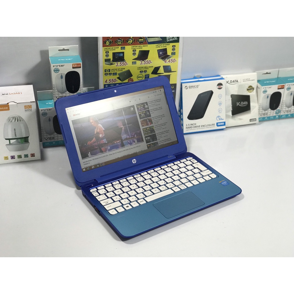 Laptop Cũ HP stream11 d012tu CPU N2840 /ram 2G / Shd 32G