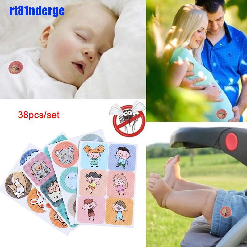 38 Miếng dán chống muỗi tự nhiên không độc hại