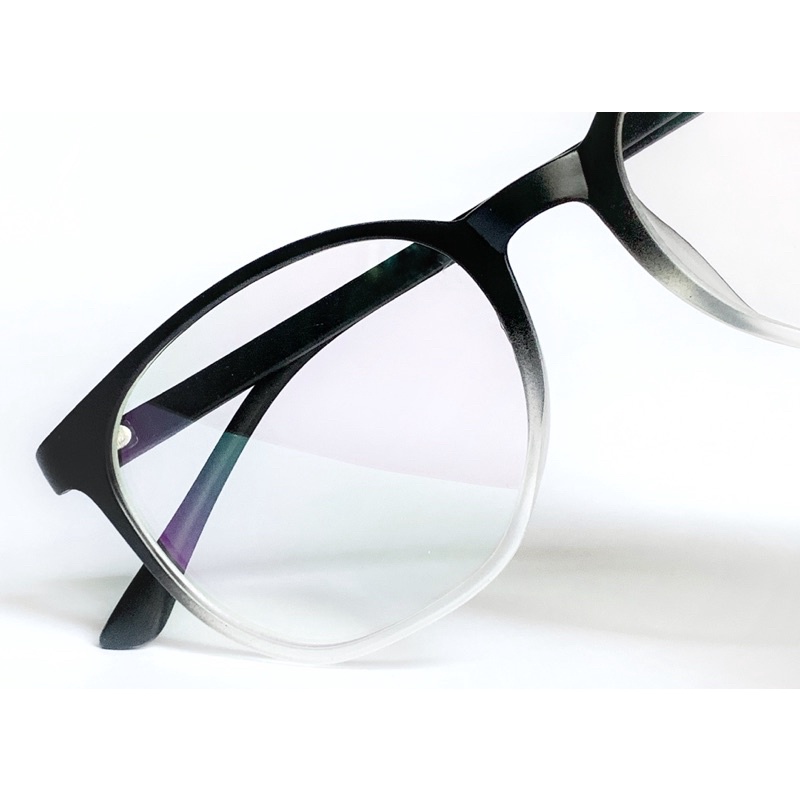 Mắt kính tròn Ombre CARL gọng kính nam, nữ kiểu dáng thời trang tròng kính 0 độ chống ánh sáng xanh có thể thay cận