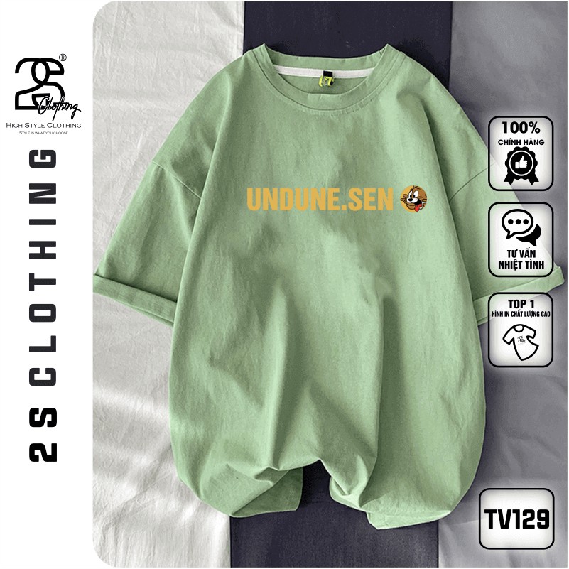 Áo Phông Rộng 2s Clothing Áo Thun Nữ Nam Form Rộng Unisex Basic Streetstyle Nam Nữ Cotton Oversize TV5079