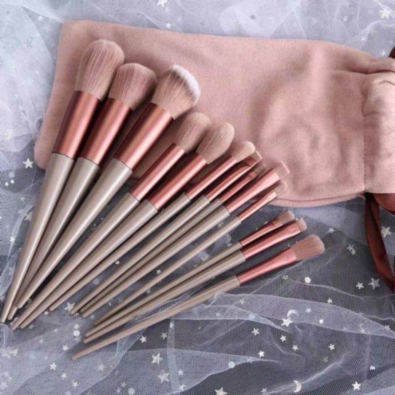 Bộ Cọ Trang Điểm Fix 13 Cây Hồng