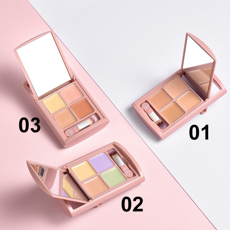 Kem che khuyết điểm Chioture Smooth &amp; Corrective Concealer độ che phủ cao chống thấm nước giữ màu lâu trôi 2.4g