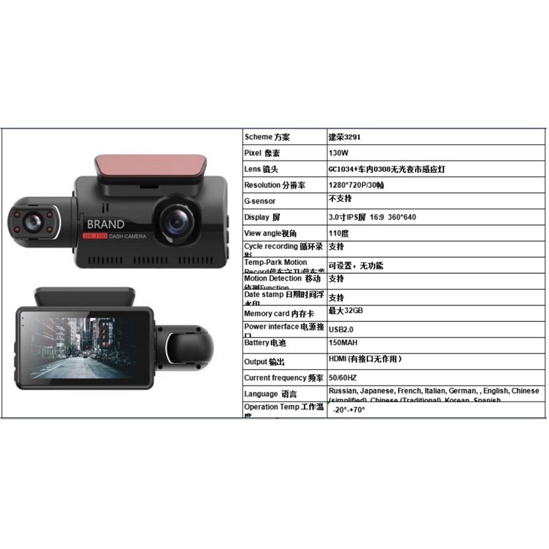 Camera Hành Trình A68 Đa Ngôn Ngữ Cho Xe Ô Tô | BigBuy360 - bigbuy360.vn