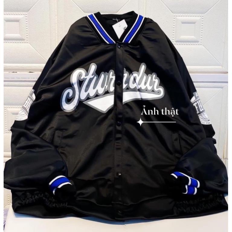 Áo Bomber Jacket Nỉ Tricost STURDUR Unisex Nam Nữ (Ảnh Thật/Có sẵn)