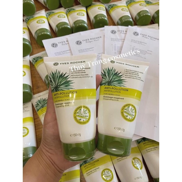 Tẩy Da Chết Da Đầu Yves Rocher Anti - Pollution Antipollution Detox Scrub Scalp