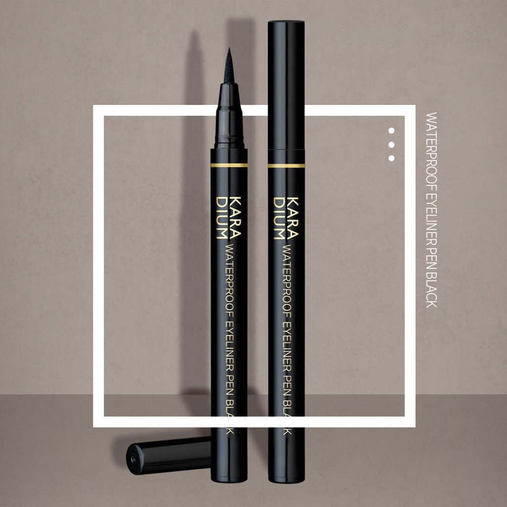 Bút Dạ Kẻ Mắt Karadium Waterproof Eyeliner Pen Black