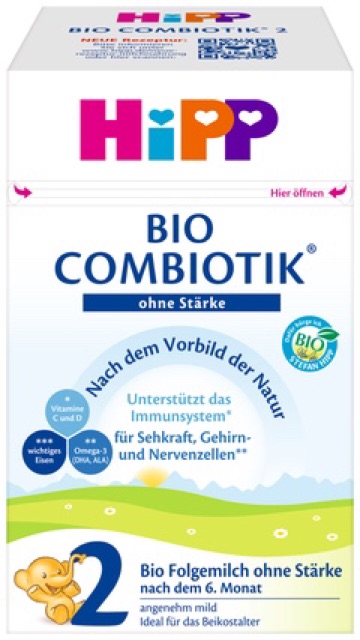 🌈(Bill Đức)Sữa HIPP Combiotik organic Pre, 1, 2 3 600g- Nội địa Đức🔥