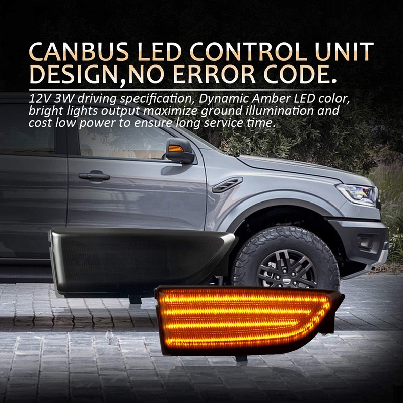 Đèn LED Xi Nhan Chuyên Dụng Cho Ford Everest 2015-2019 Ranger T6 Raptor Wildtrak