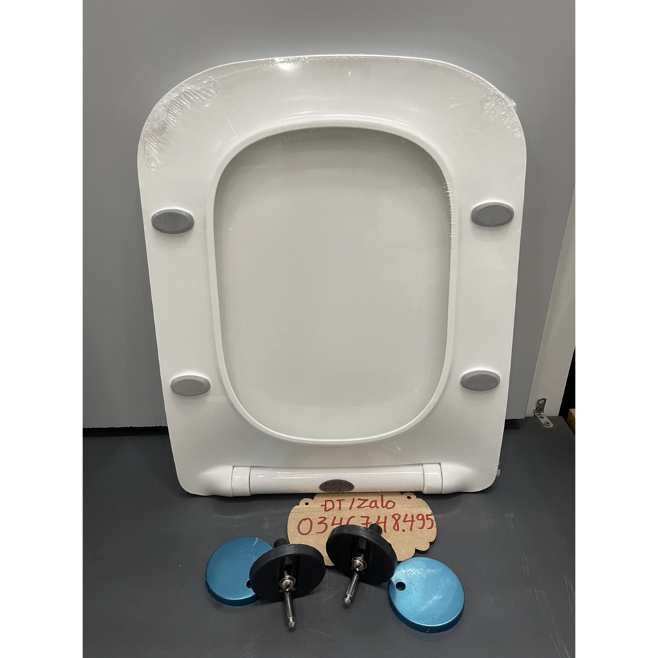 Nắp bàn cầu vuông rơi êm - hàng rất dày