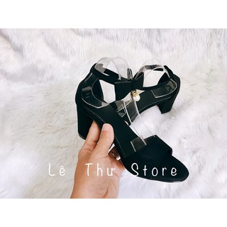 Giày cao gót 7 phân vòng cổ nơ châu LT (SDVV001)