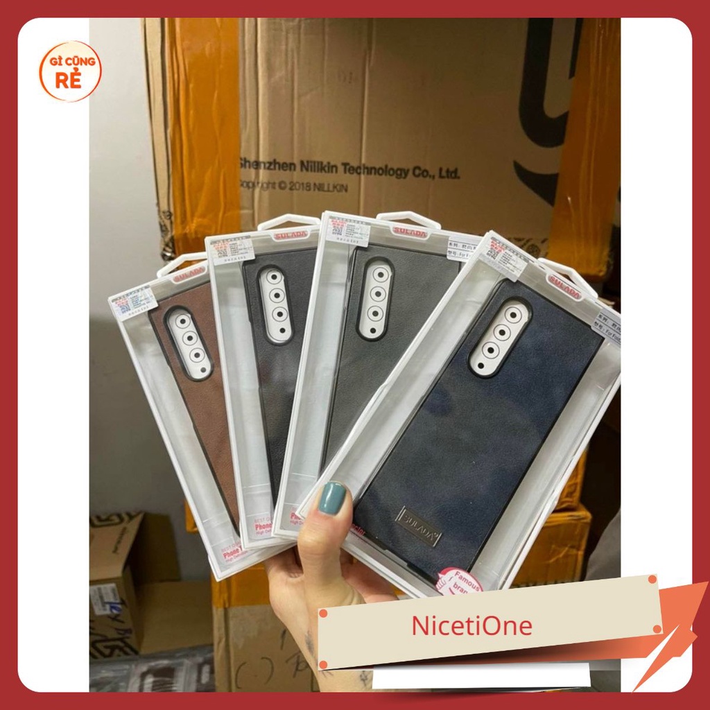Ốp lưng Sulada cho Samsung Galaxy Z Fold 2 Z Fold 3 vân da
