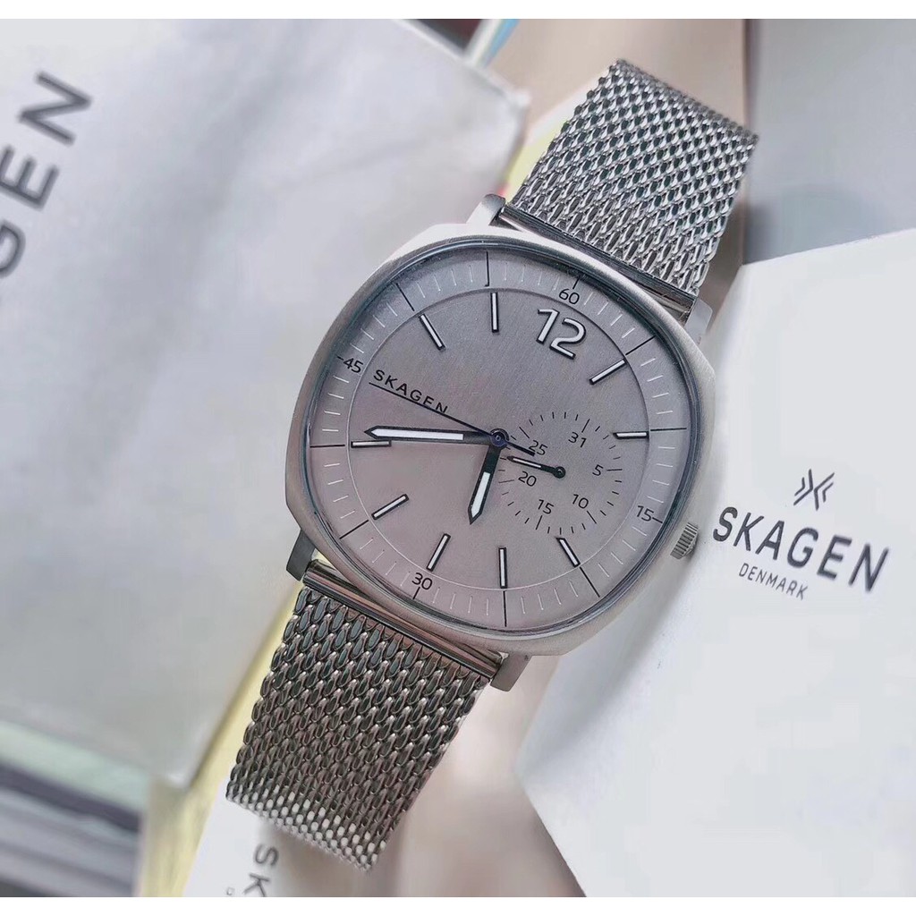 Đồng hồ nam skagen rungsted skw6255 size 40mm mặt xám