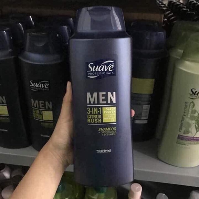 🌈🌈 Suave men 3in1 (tắm, gội, xả)