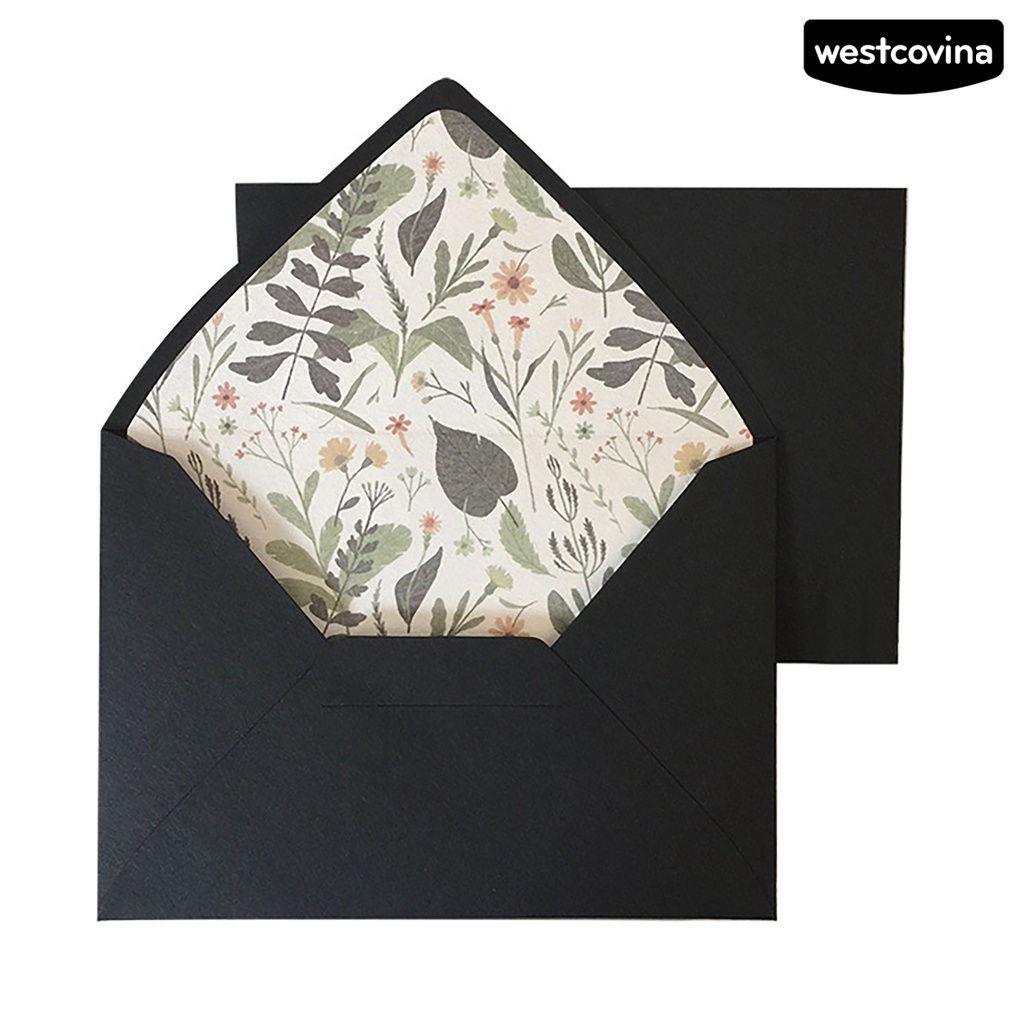 [Hot]✍Phong Bì Mini Màu Đen Hình Cây Cối Cổ Điển Dành Cho Bữa Tiệc