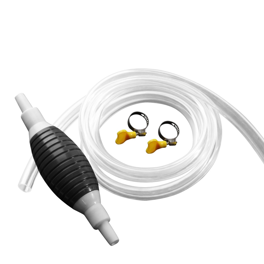 [Coco] Fuel Pump Manual Tank Suction Hose PVC Portable Car Oil Sucker Accessory with Transparent Tube