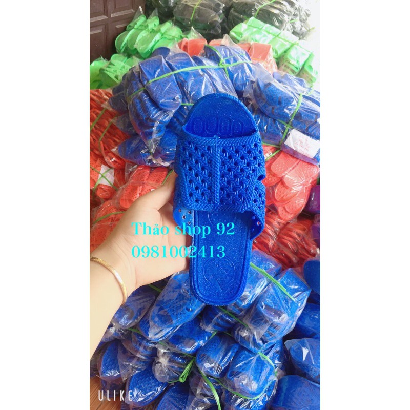 Dép tổ ong xanh dương
