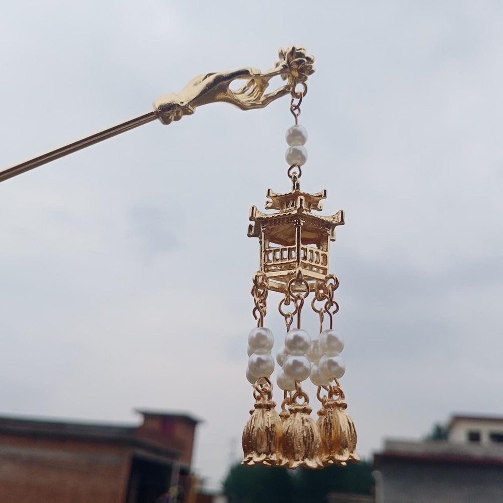 Trâm Cài Tóc Tua Rua Phát Sáng Phong Cách Cổ Điển Độc Đáo