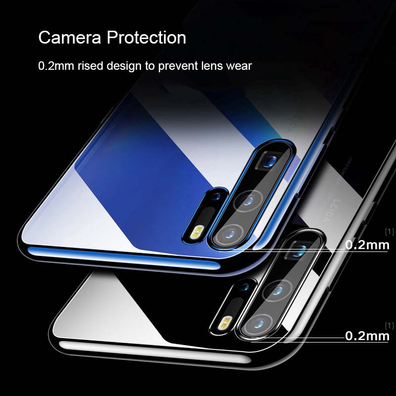 Ốp điện thoại mạ viền đẹp mắt cho Huawei P40 P30 P20 Pro Lite
