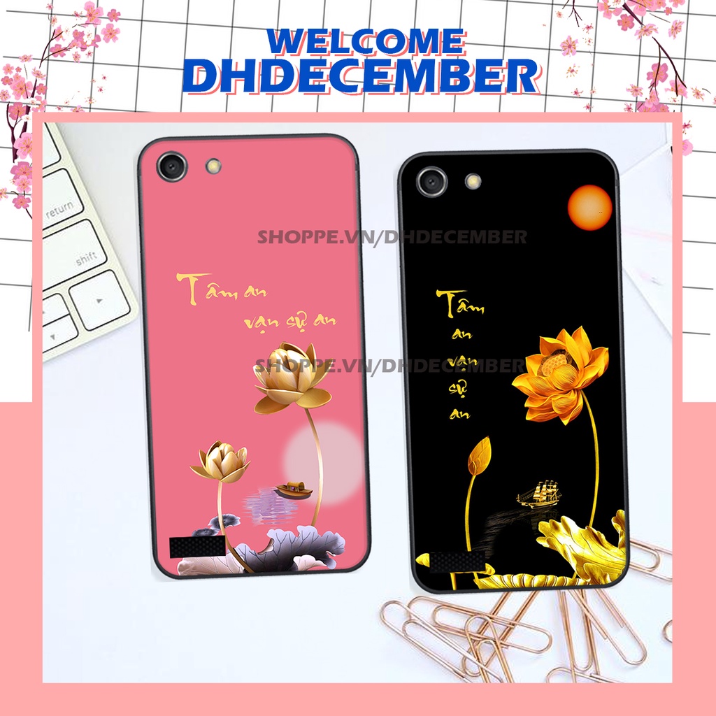 Ốp lưng Oppo A33 / NEO  7 in hình thư pháp tâm an vạn sự an ,mã đáo thành công SIÊU CHẤT