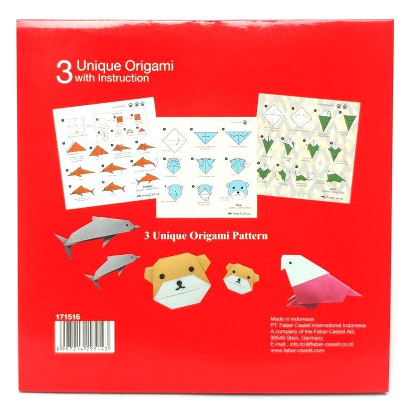 Giấy Nghệ Thuật Origami Washi - Animal - Faber-Castell 171516